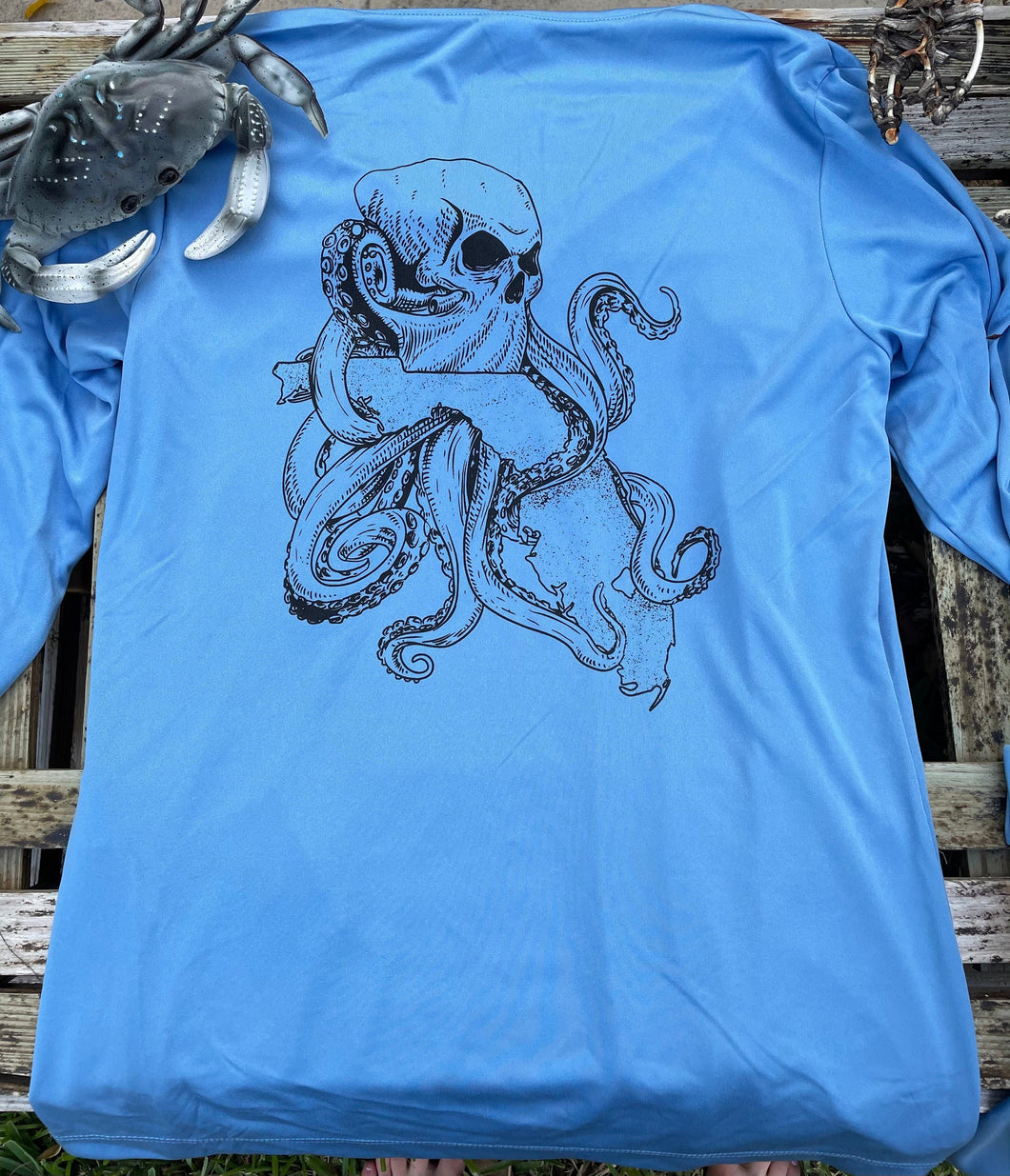 Florida Octopus Skull Performance Shirt